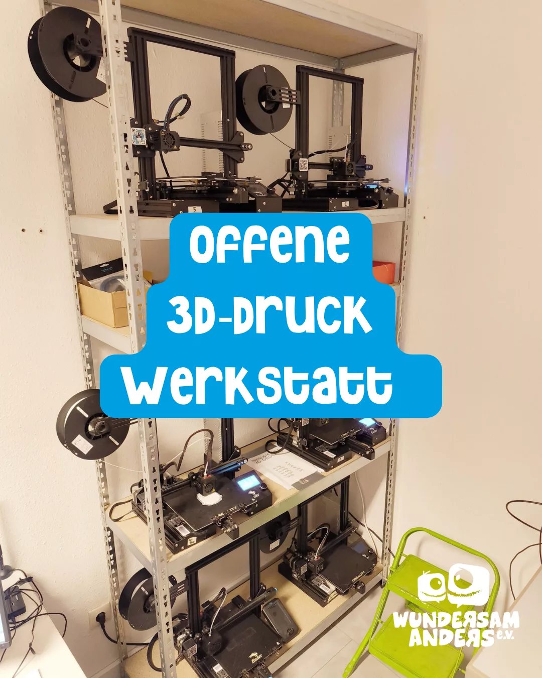 Offene 3D Druck Werkstatt