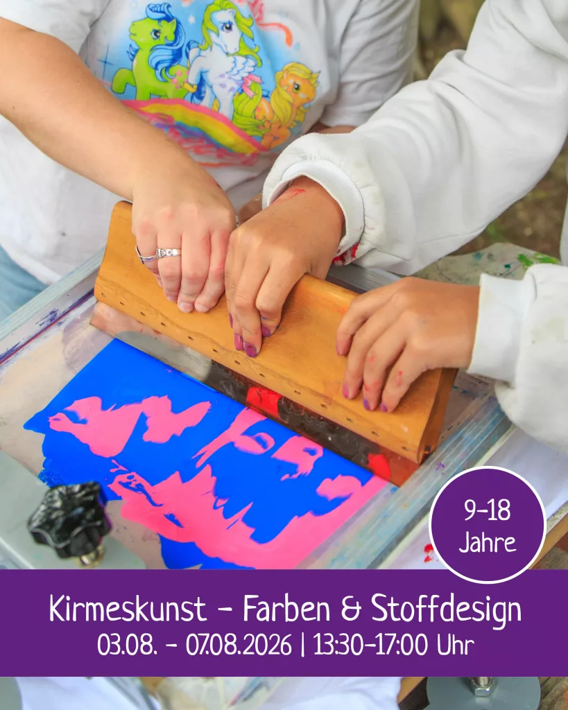 Kirmeskunst – Farben & Stoffdesign Workshop